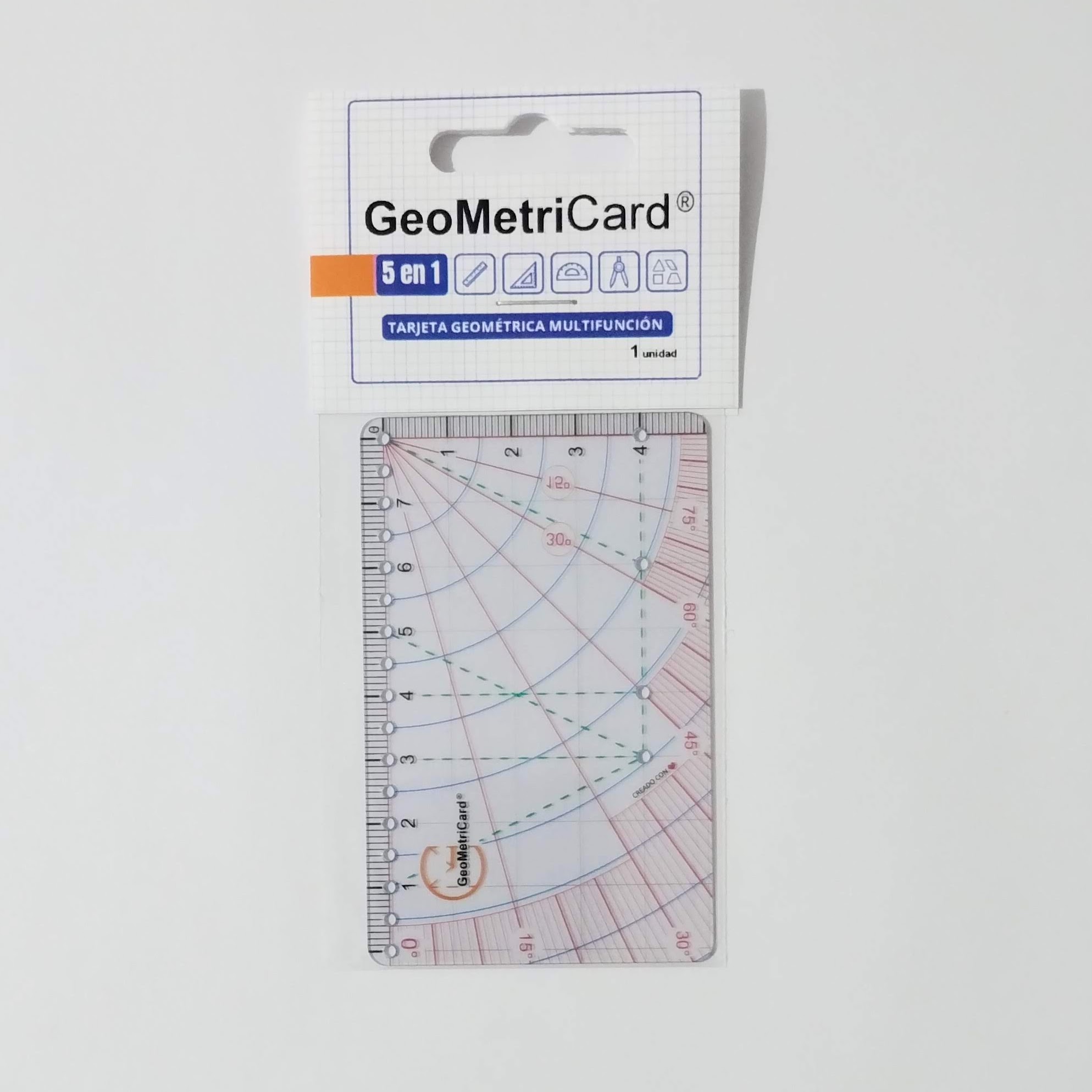 GeoMetriCard Transparente x1